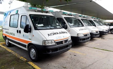 Hoy se entregarán nuevas ambulancias para el SAMEC y hospitales del interior