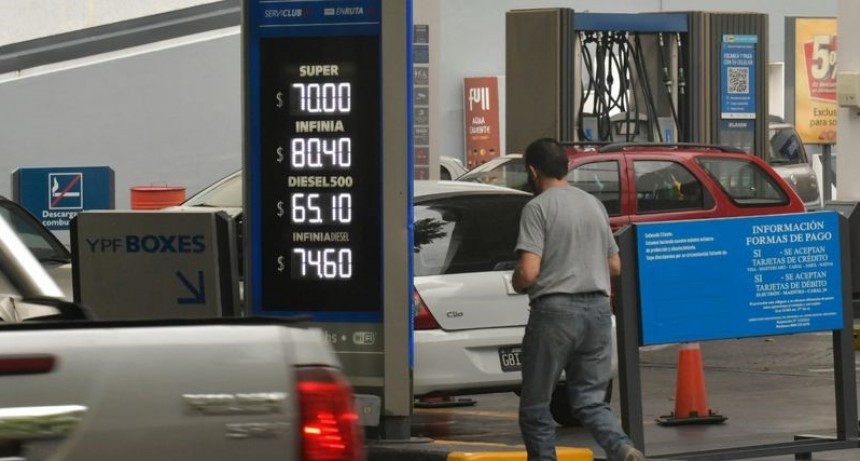 YPF aumentó 2,9% los combustibles y la Súper llegó a los $70
