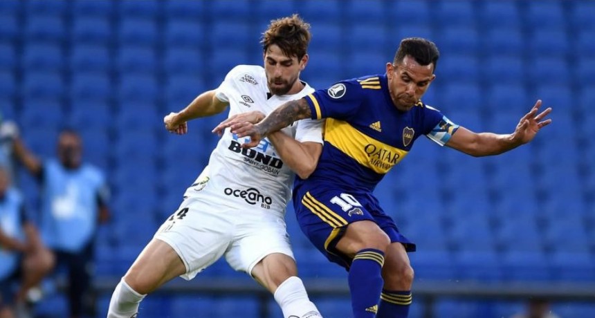 Boca igualó sin tantos frente al Santos en la Bombonera
