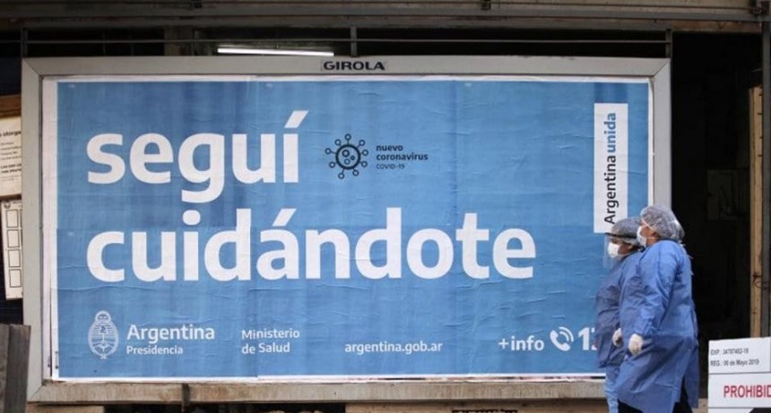  Argentina se vuelven a superar los 13.000 contagios de COVID-19