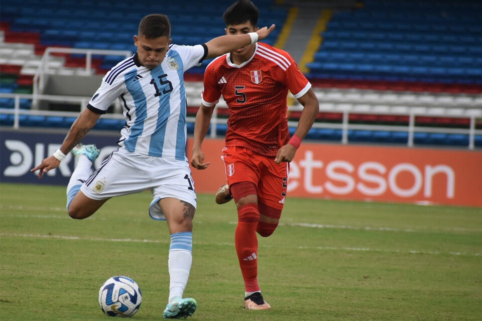 La Selección argentina Sub 20 venció a Perú
