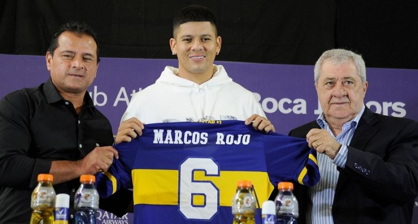 Marcos Rojo firmó con Boca