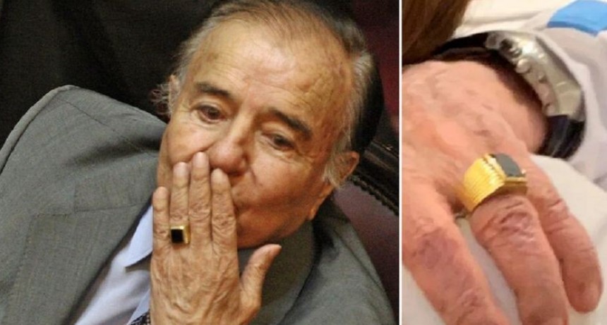 Carlos Menem: investigan el robo del anillo