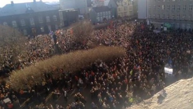Islandia manifestante piden dimisión Primer ministro