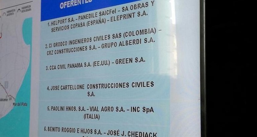 Se recibieron 32 ofertas para la construcción de rutas y autopistas