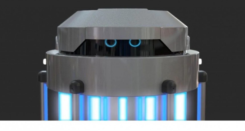 Crean robot inteligente que destruye el coronavirus mediante rayos UV
