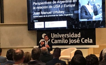 Urtubey expuso en España sobre la situación del país y los desafíos en el concierto internacional