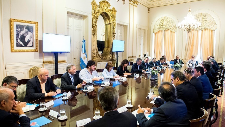 El gabinete nacional volvió a deliberar en la Casa Rosada