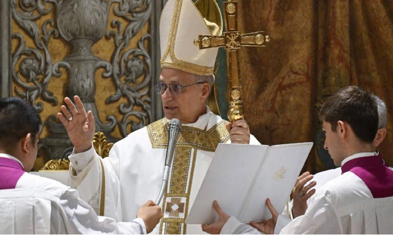 El papa León XIV que dijo en su primera misa 