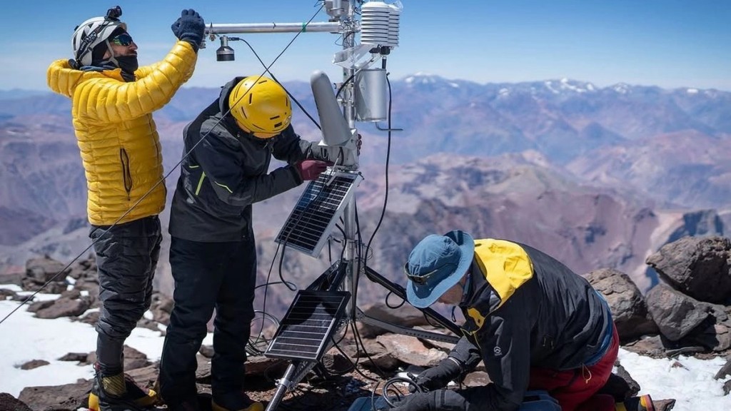 Baja la temperatura en el Aconcagua  