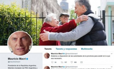Macri se mostró conmocionado por la tragedia de San Rafael y se puso a disposición