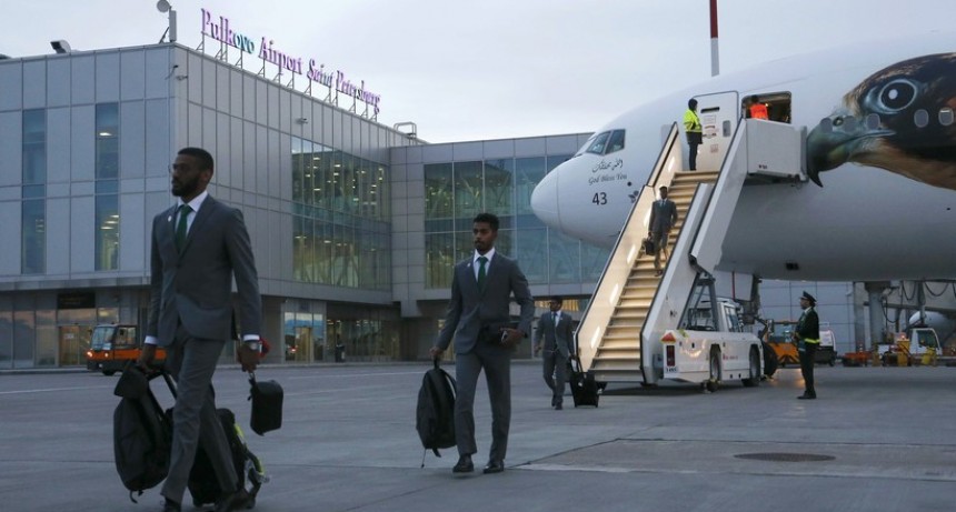 Arabia Saudita llega a Rusia para disputar la Copa del Mundo