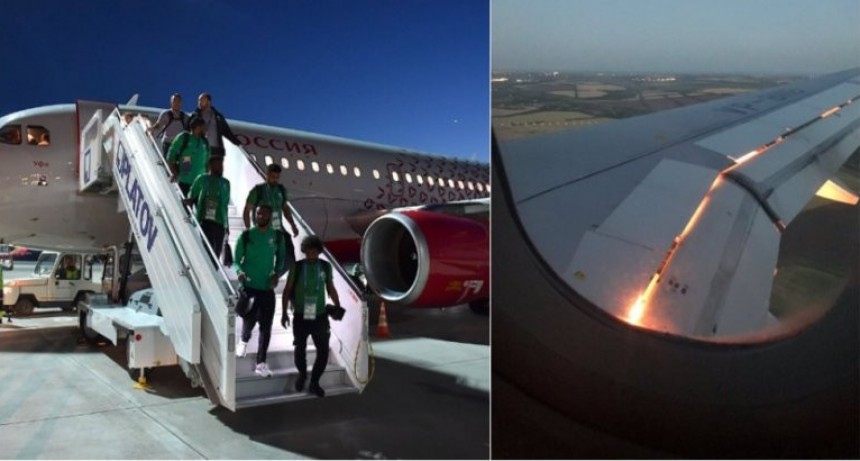 En pleno vuelo se prendió fuego avión de Arabia Saudita
