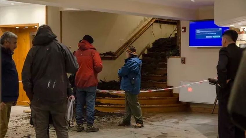 Desesperaciòn por desaparecido en un alud en un hotel de Bariloche