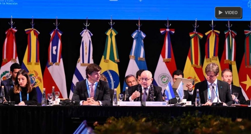 Jorge Faurie abrió la reunión de Cancilleres del Mercosur