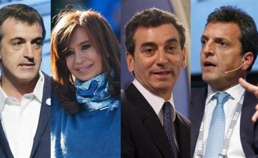 Así serán los cierres de campaña de Cristina, Bullrich, Massa y Randazzo
