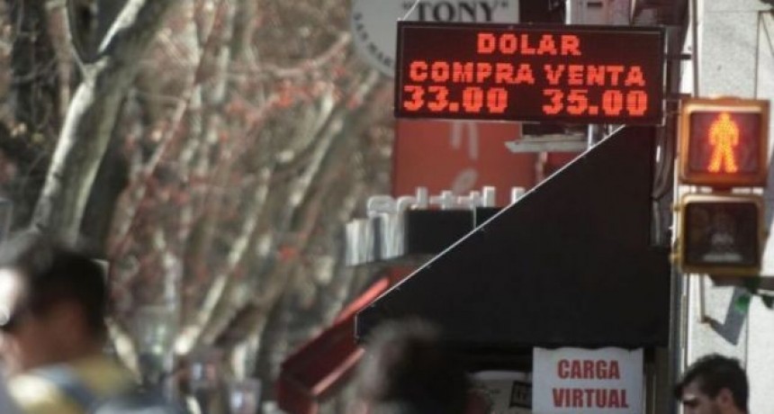 El dólar se disparó y cerró a $34,40 pese a las ventas del Central