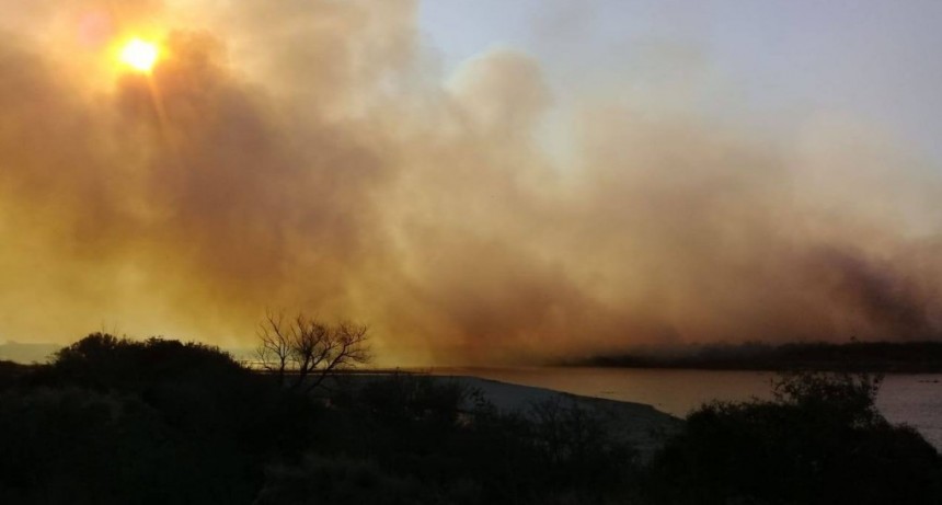 La Banda temor por incendio de grandes proporciones
