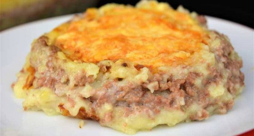 Pastel de carne muy jugoso y sabroso