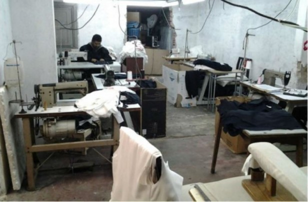 AFI: clausuroTalleres clandestinos de fábrica de ropa