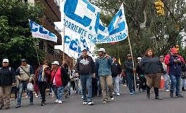 Caos en el micro centro por la marcha CCC