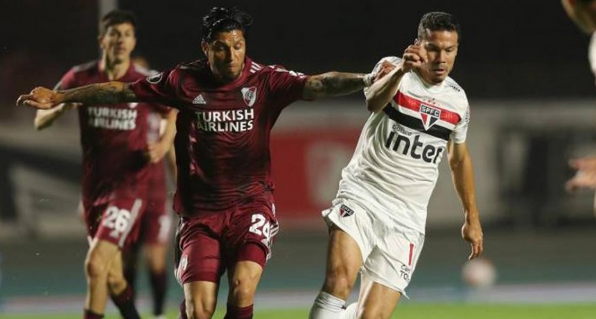 River dejo escapar el triunfo en Brasil