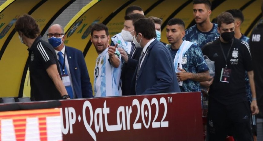 Messi y el tenso diálogo que decretó la suspensión del partido