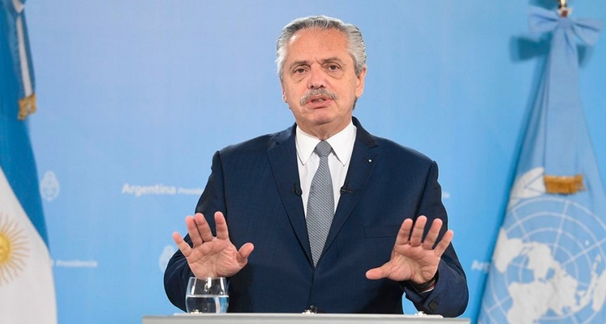 Alberto Fernandez habla ante la ONU