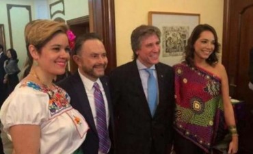 Amado Boudou espera mellizos con su novia mexicana