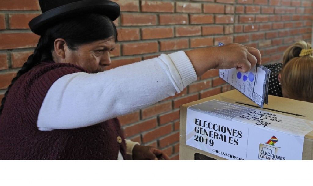 Primeros resultados en las elecciones en Bolivia 