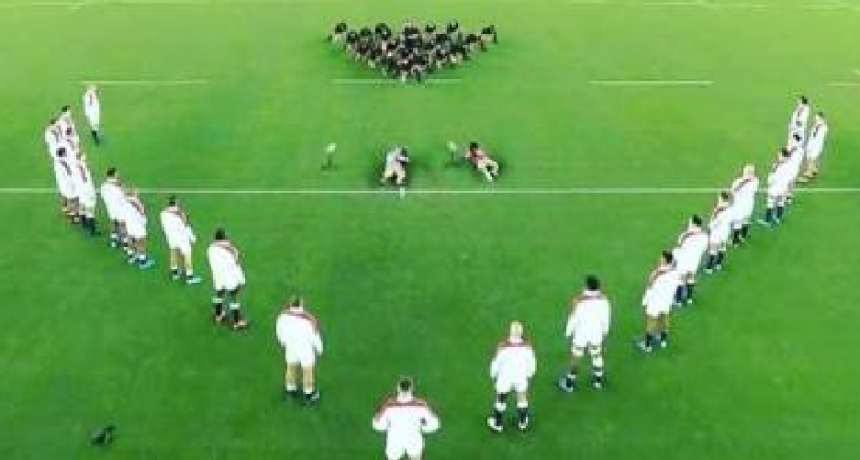 El Haka de los All Blacks en el Mundial de Rugby 