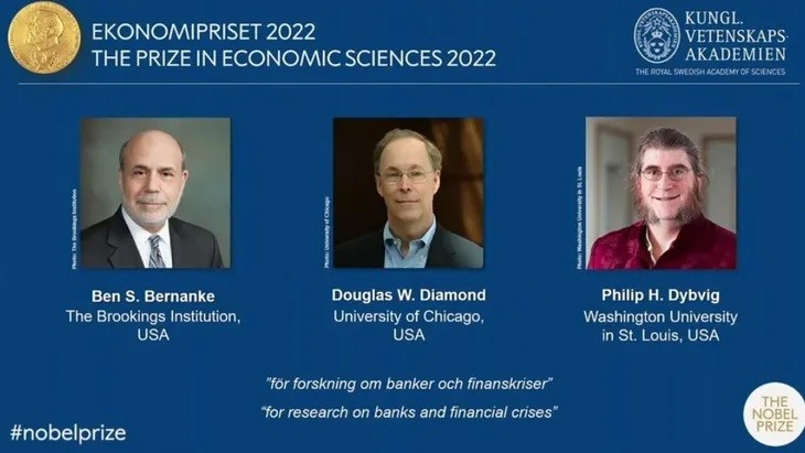 El Nobel de Economía lo ganaron tres investigadores en crisis financieras