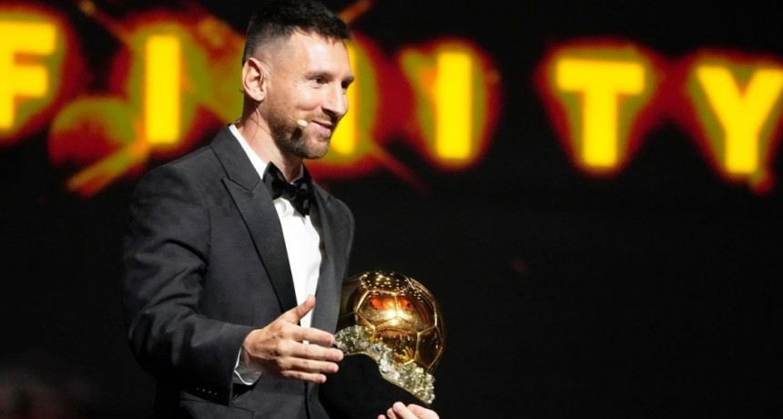 Messi se alzò con su 8º Balòn de Oro 2023