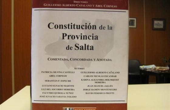 Presentaron la Constituciòn de la Provincia de Salta