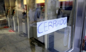 El lunes no habrá actividad bancaria en todo el país