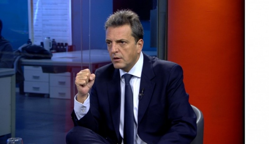 Sergio Massa: A trabajar, porque hay que poner de pie a la Argentina