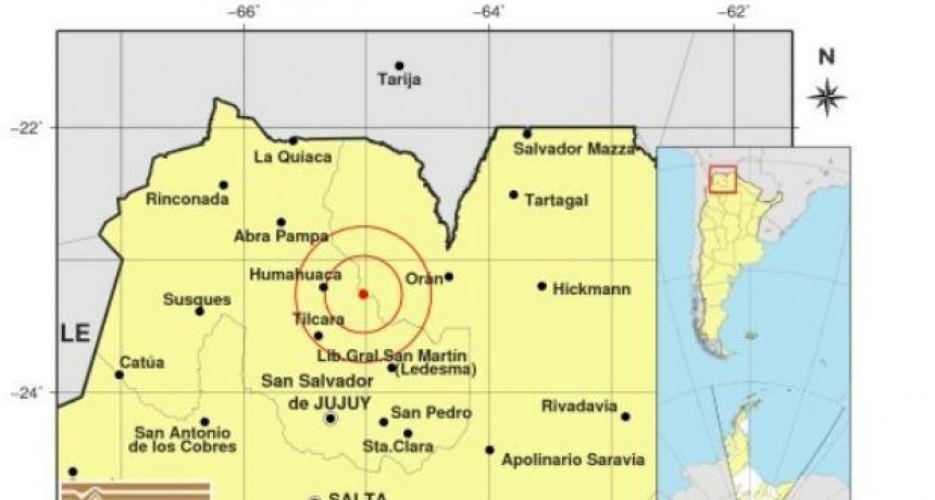 Fuerte sismo en la provincia
