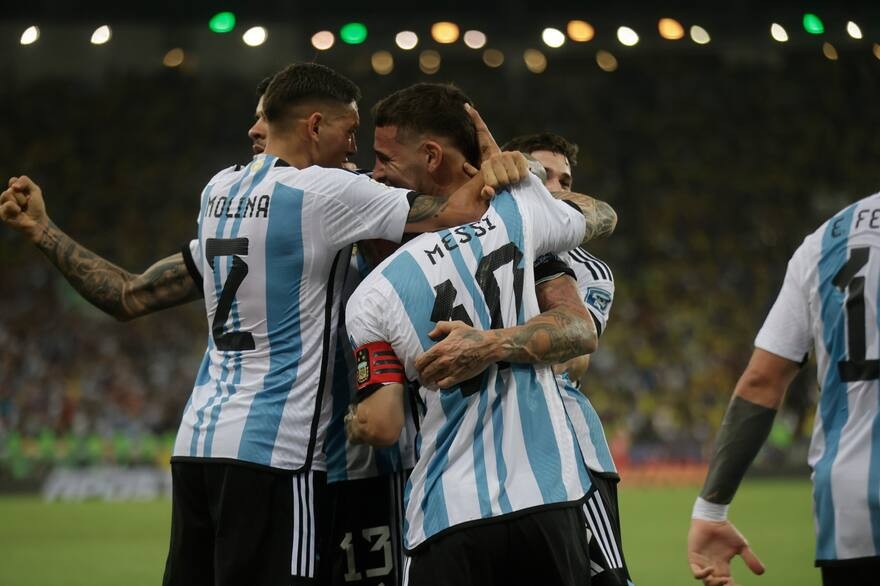 Argentina le sacò el invicto a Brasil