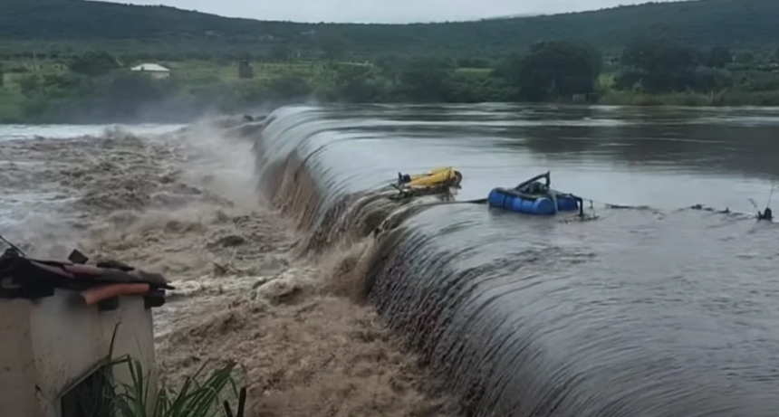 Se derrumbó una represa en el noreste de Brasil 