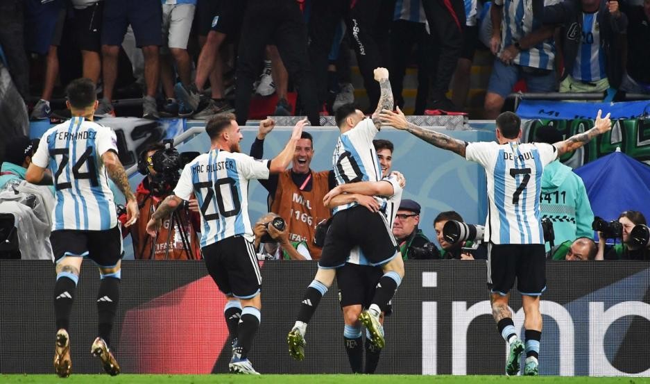 Cùando Argentina juega los cuartos de final